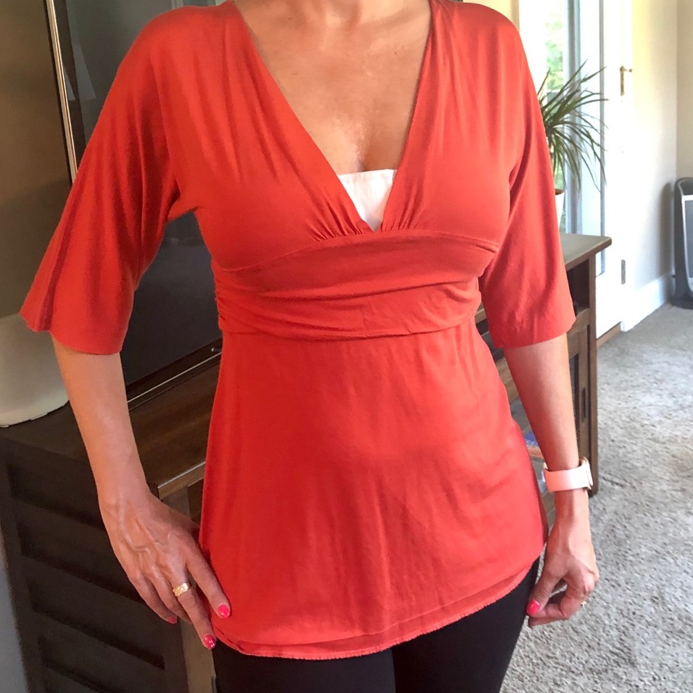 Banana Republic burnt orange top